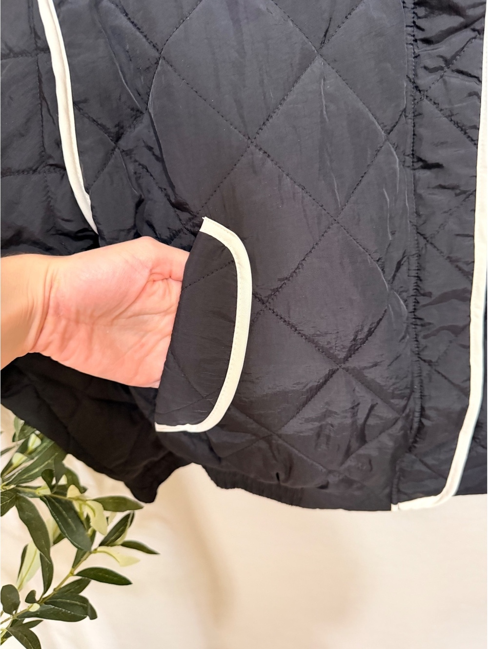 Quilted Bomber Jacket - Picture 3 of 5